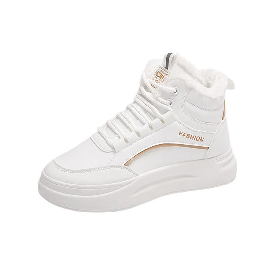 Damen Hohe Sneakers mit wärmendem Innenfutter und sportivem Design EB