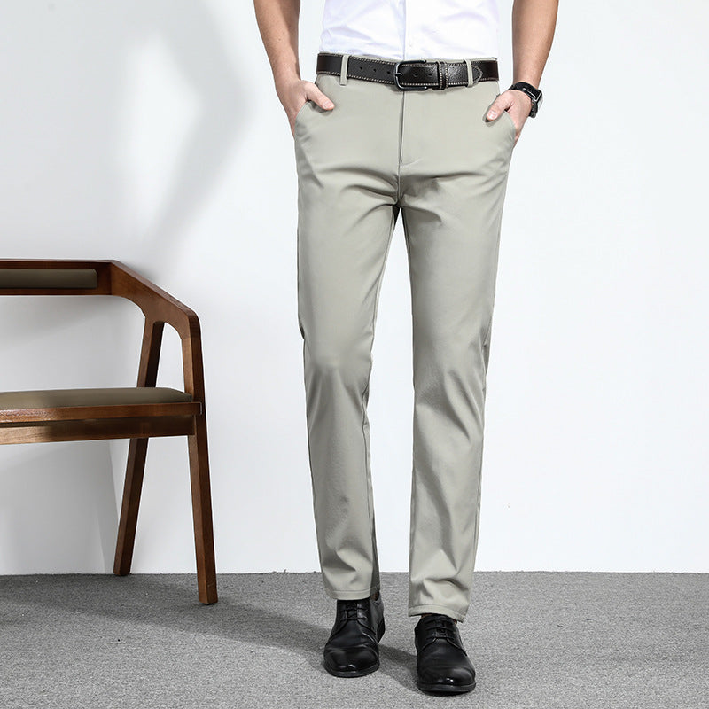 Herren elegante Business-Hose mit schmalem Schnitt und dehnbarem Material EB