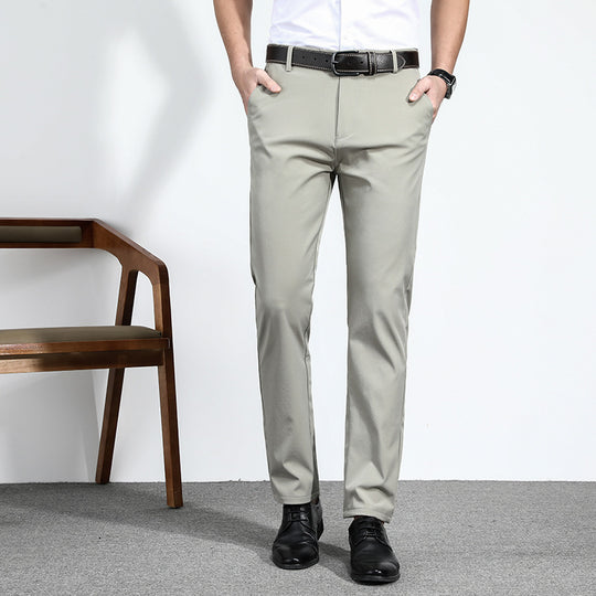 Herren elegante Business-Hose mit schmalem Schnitt und dehnbarem Material EB