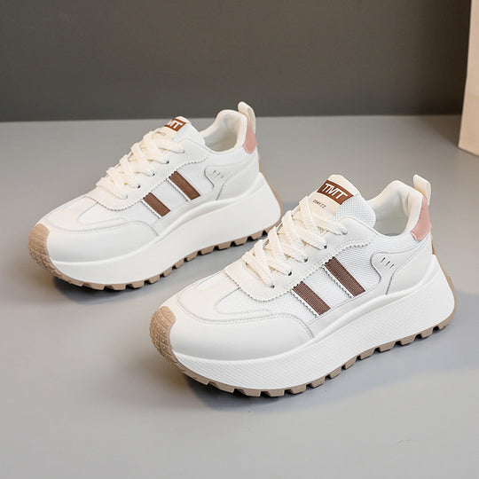 Damen Plattform Sneakers mit innovativen Trämpfen und rutschfester Laufsohle EB