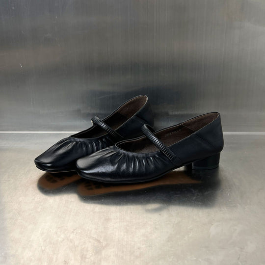 Damen elegante Ballerinas mit modischem Riemen und weich gepolsterter Innensohle EB