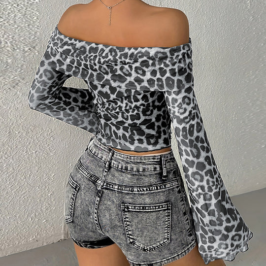 Damen Off-Shoulder Bluse EB