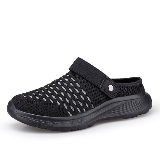 Damen Atmungsaktive Clogs mit elastischem Riemen EB