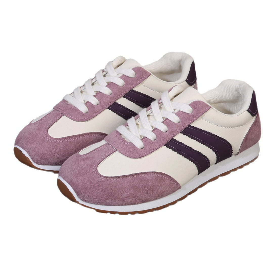 Damen Retro-Laufschuhe mit eleganten Akzenten und komfortabler Dämpfung EB