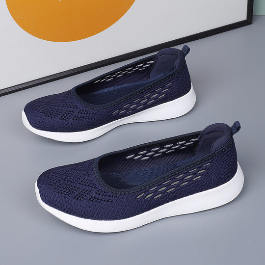 Damen Bequeme und Atmungsaktive Slip-On Sneakers EB