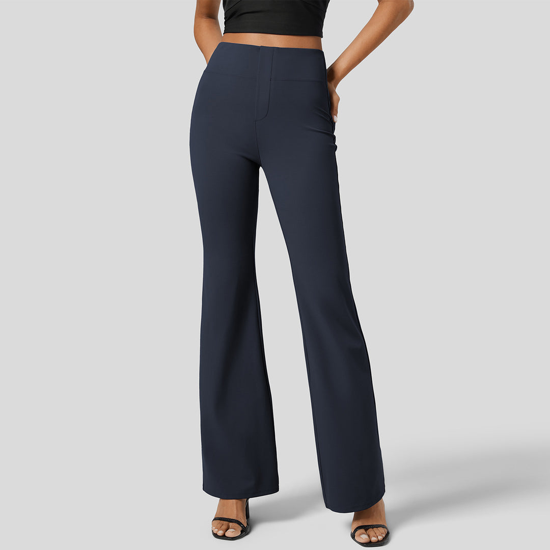 Damen Elegante und bequeme hoch geschnittene Hose EB