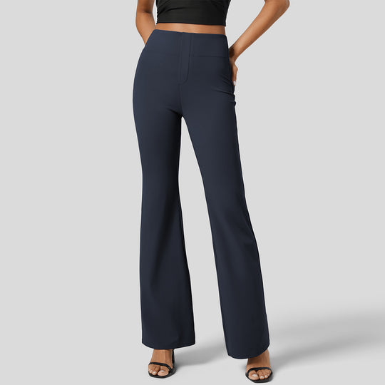 Damen Elegante und bequeme hoch geschnittene Hose EB