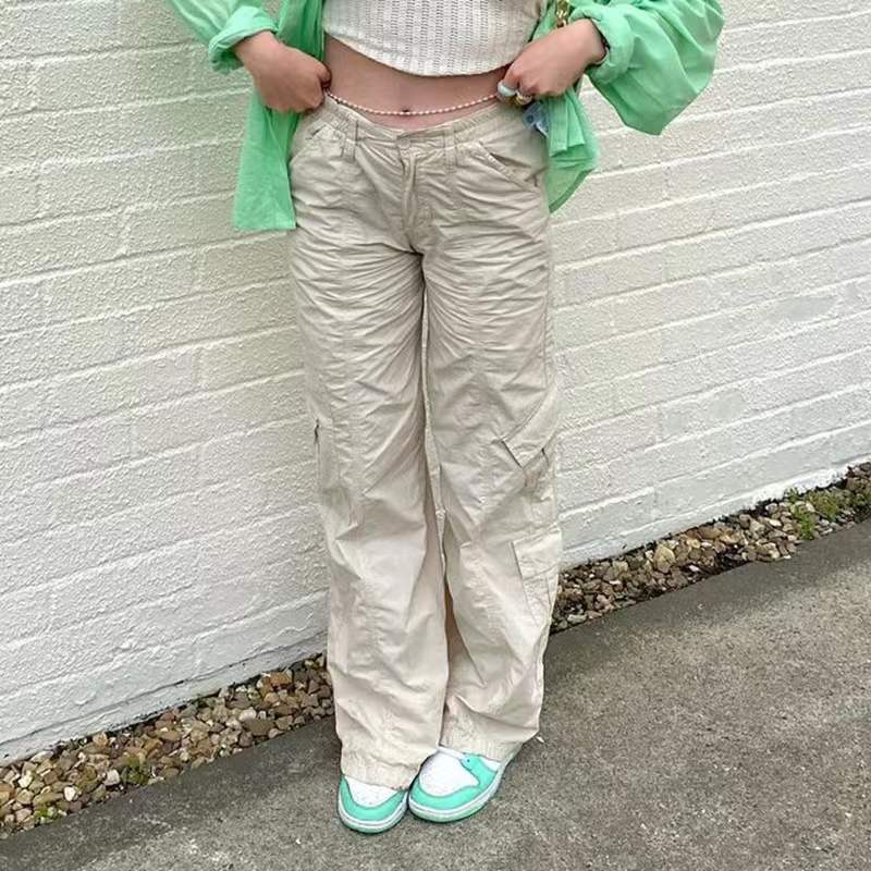 Damen Cargo-Hose mit weitem Schnitt und praktischen Seitentaschen EB