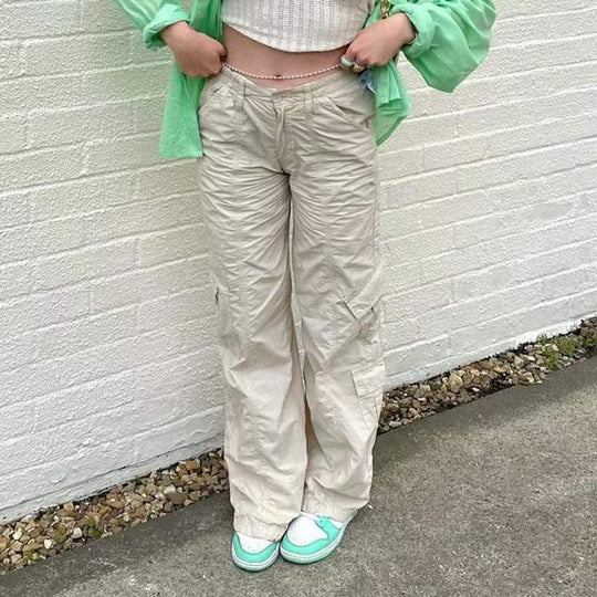 Damen Cargo-Hose mit weitem Schnitt und praktischen Seitentaschen EB