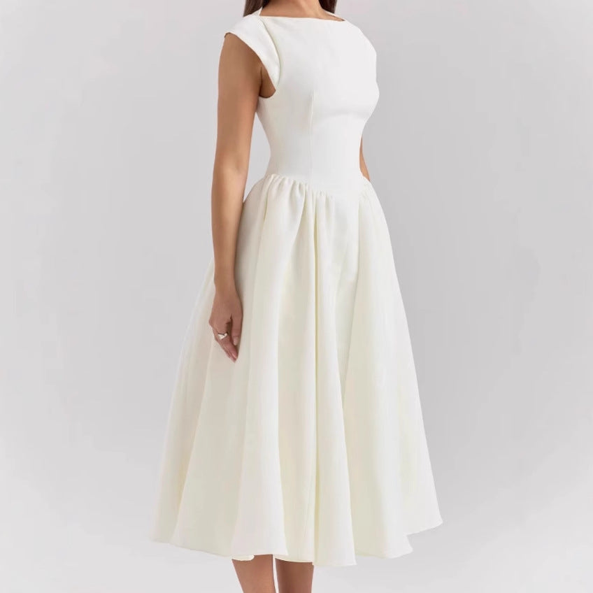 Damen Elegantes Ballkleid mit Tüllrock und Rückenreißverschluss EB