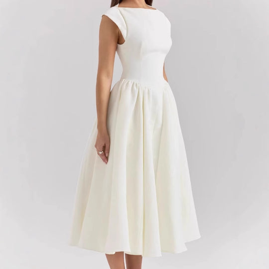Damen Elegantes Ballkleid mit Tüllrock und Rückenreißverschluss EB