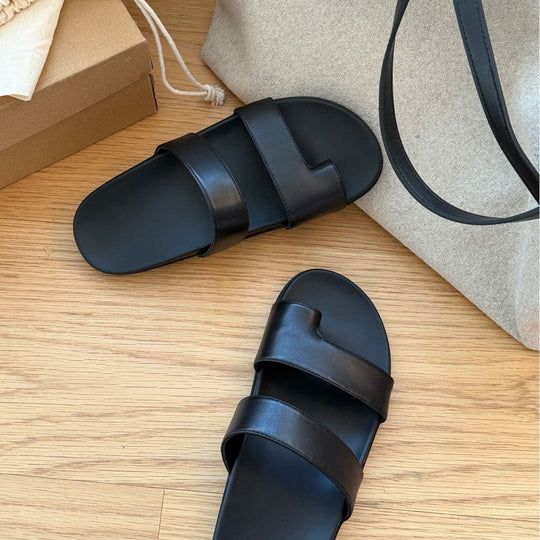 Damen stilvolle Wellness-Sandalen mit verstellbaren Riemen EB