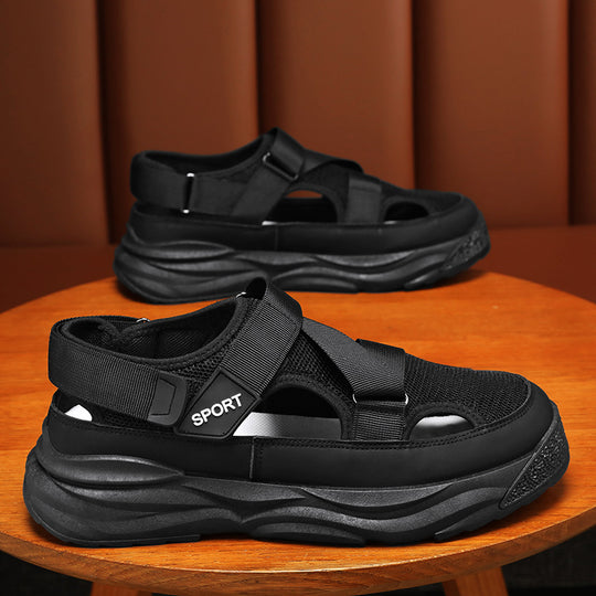 Damen Sportliche Sandalen mit robustem Sohlenprofil und atmungsaktivem Obermaterial EB
