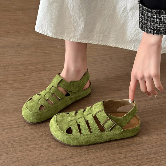 Damen Komfortable Clogs mit elegantem Riemchen und atmungsaktivem Obermaterial EB
