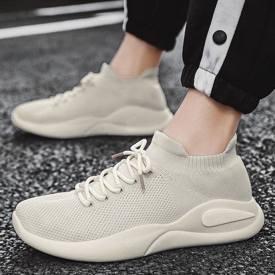 Damen Komfortable Strick-Sneaker mit atmungsaktiver Mesh-Oberfläche EB