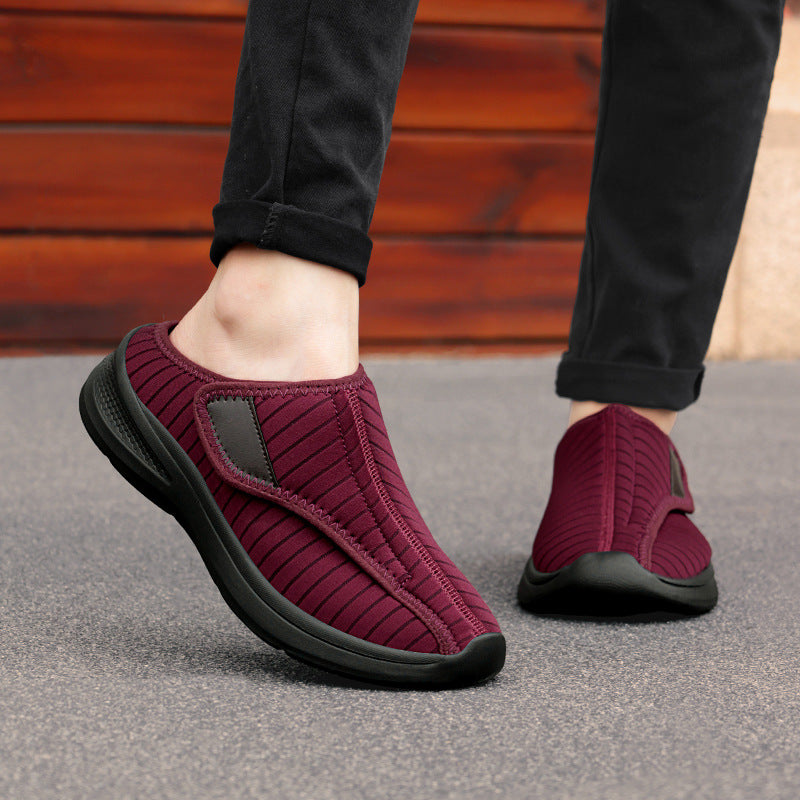 Damen Bequeme Hausschuhe mit rutschfester Sohle und elastischem Obermaterial EB