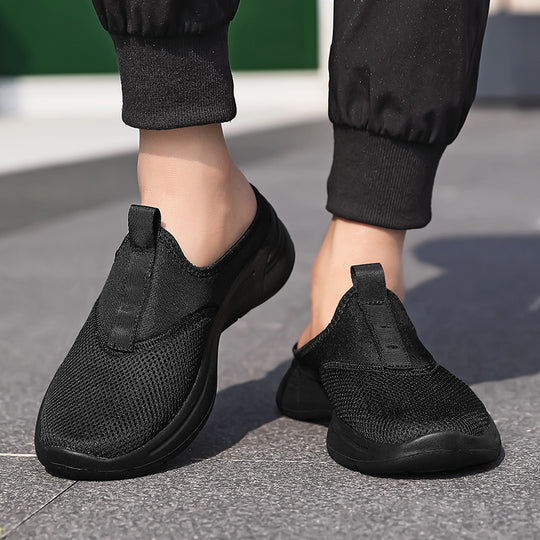 Damen Atmungsaktive und flexible Slip-On Freizeitschuhe EB