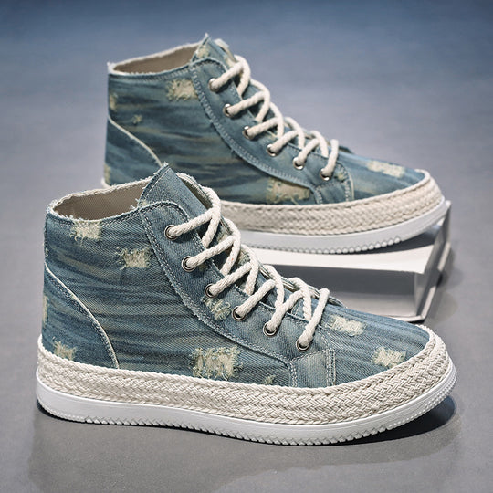 Herren Modische High-Top Sneakers im urbanen Design EB