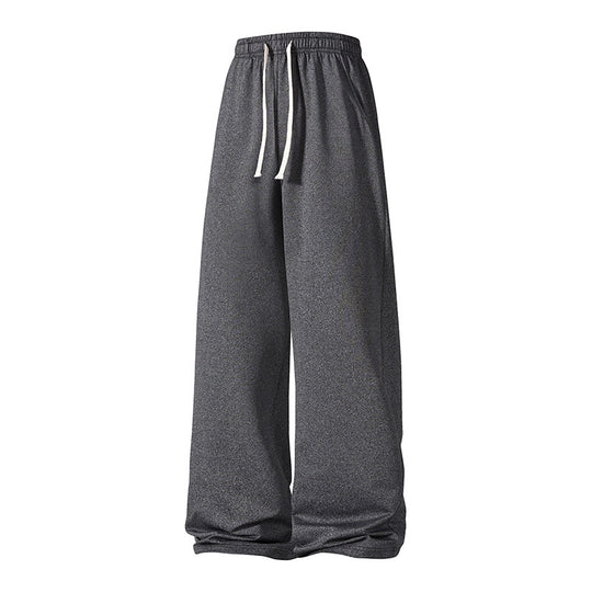 Damen ultraweite Palazzo-Sweathose mit elastischem Komfortbund und Kordelzug EB