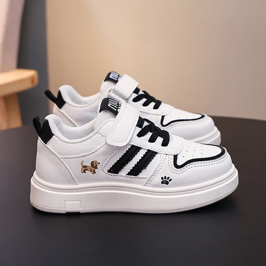Damen Sneaker mit praktischem Klettverschluss und niedlichem Tiermotiv EB