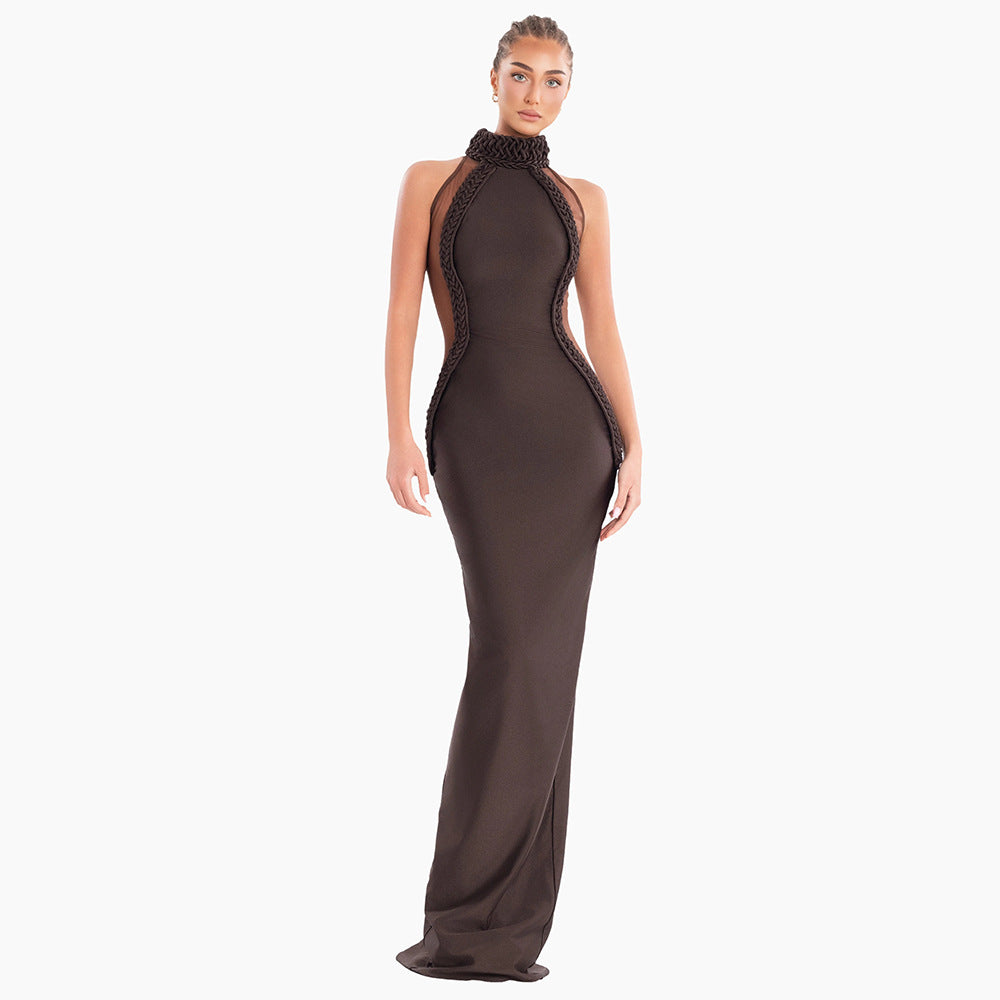 Damen Körperbetontes Abendkleid EB