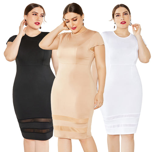 Damen figurbetontes Cocktailkleid EB