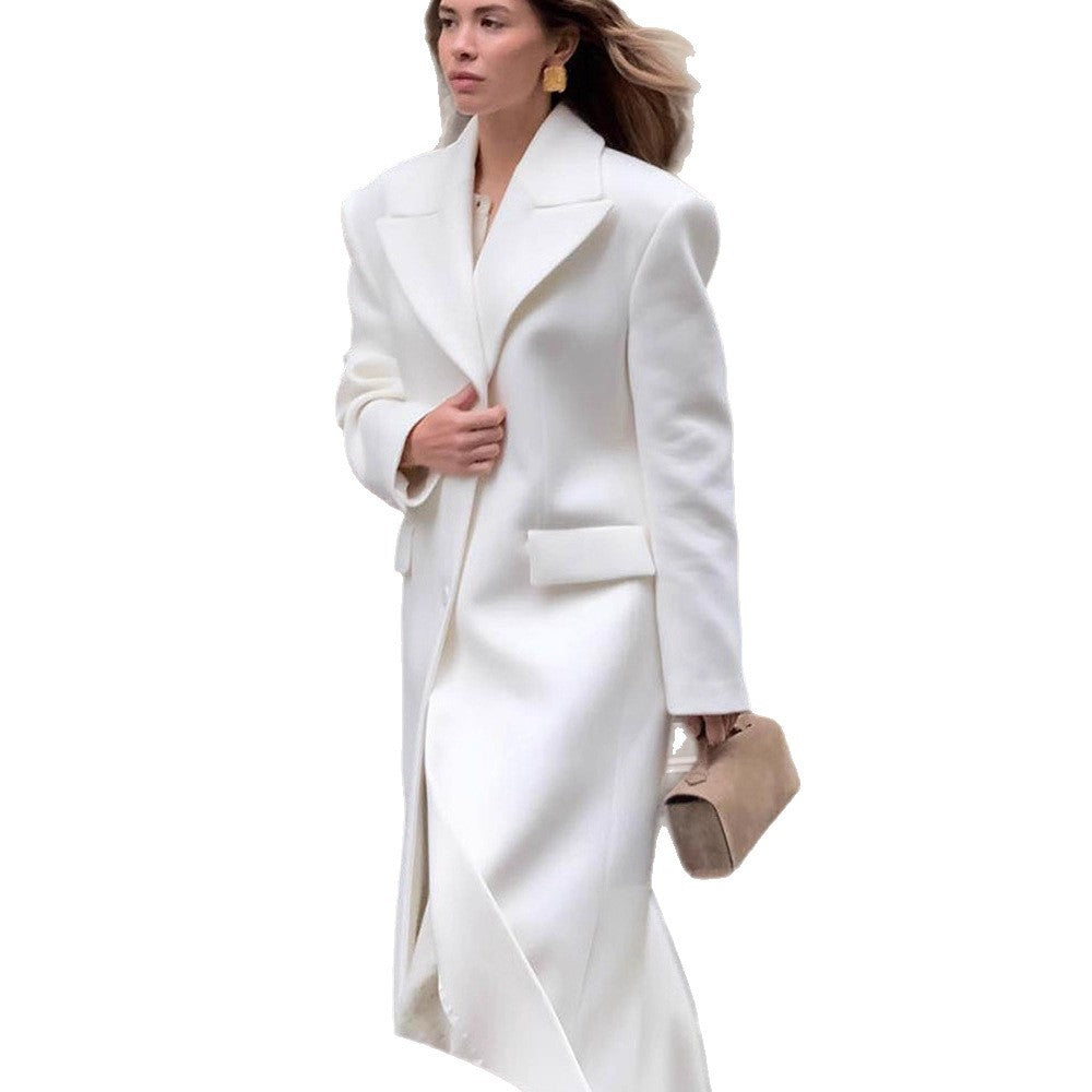 Damen oversized Wollmantel EB