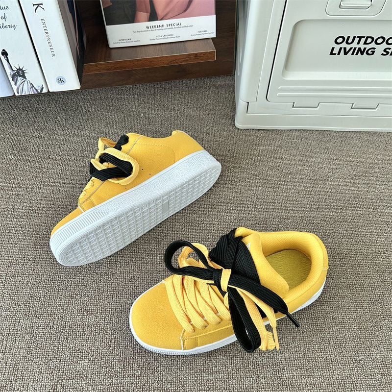 Damen Sneakers im Retro-Stil mit gepolsterter Zunge und atmungsaktivem Obermaterial EB