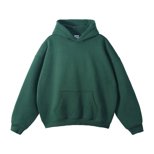 Unisex nan oversized Kapuzenpullover mit Kängurutasche und gerippten Bündchen EB