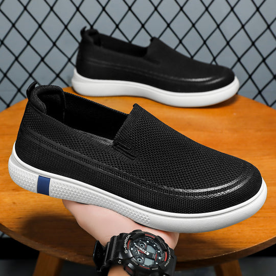 Damen Atmungsaktive Slip-On Freizeitschuhe mit flexiblem Einsatz EB