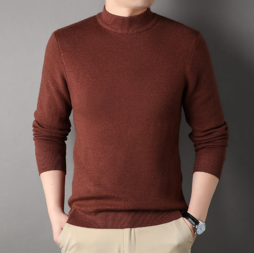 Herren Pullover mit hohem Kragen EB