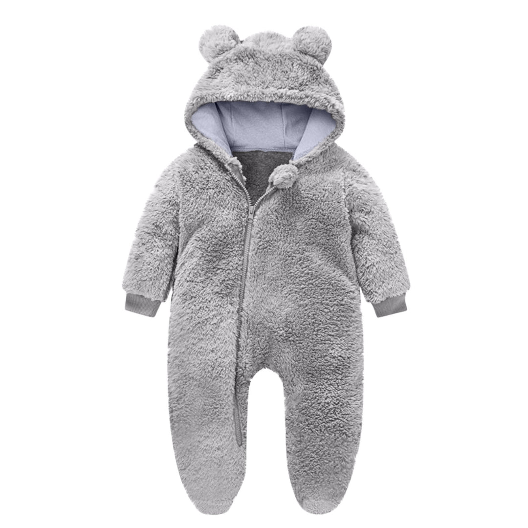 Kleinkind Fleece Overall mit Bärenohren EB