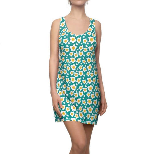 Damen Sommerkleid im kunterbunten Korallenmuster EB