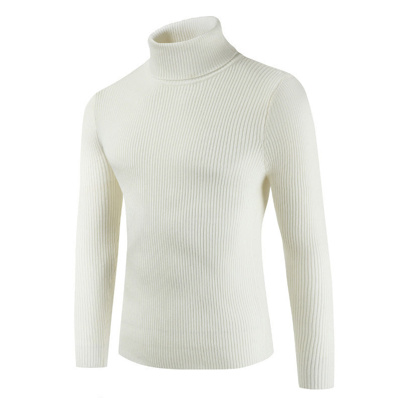 Damen Rollkragenpullover aus gehäkeltem Strick EB