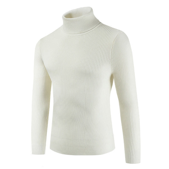 Damen Rollkragenpullover aus gehäkeltem Strick EB
