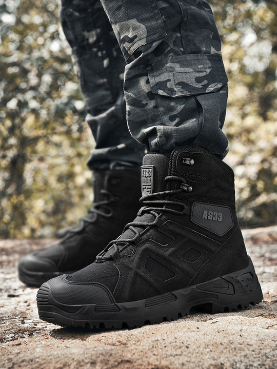 Herren strapazierfähige Tactical Boots mit hohem Schutz und rutschfester Sohle EB