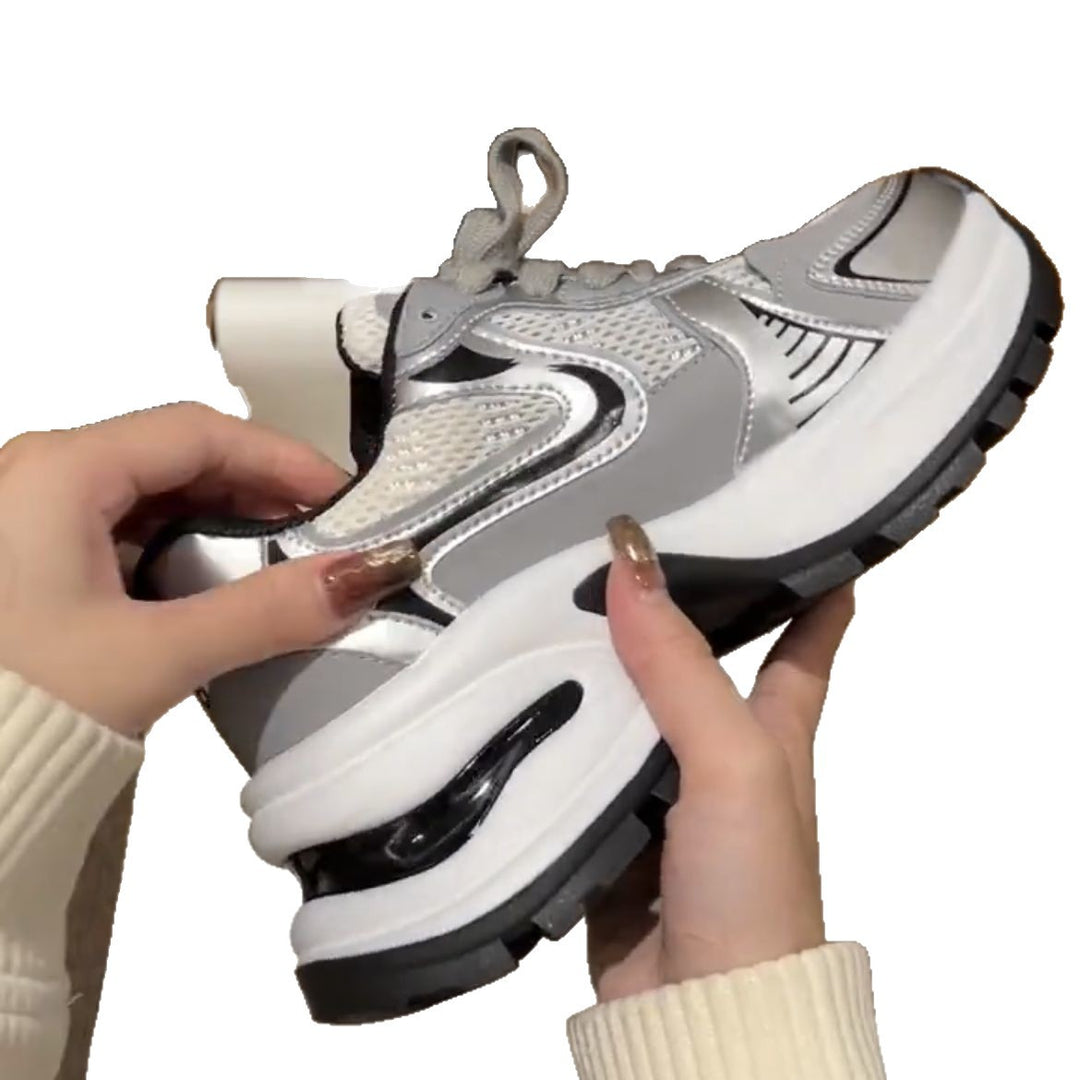 Damen Sportliche Sneakers mit atmungsaktiver Mesh-Oberfläche und dynamischer Dämpfung EB