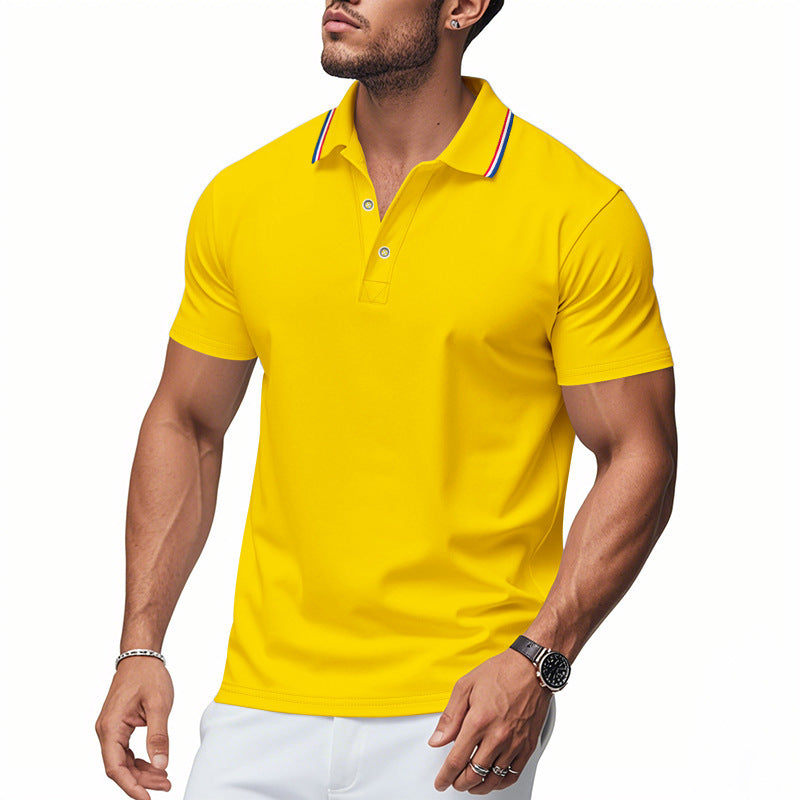Herren Poloshirt mit modernem Kragen und feuchtigkeitsregulierender Technologie EB