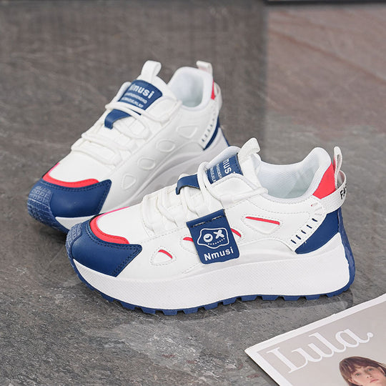 Damen Sportliche Plateau-Sneaker mit atmungsaktiver Konstruktion EB