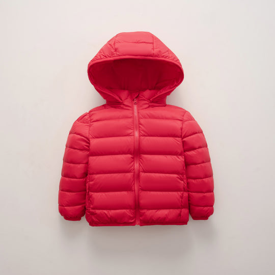 Damen warme Steppjacke mit Kapuze EB