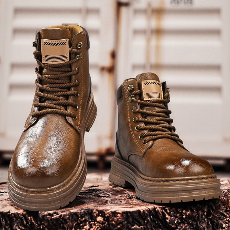 Damen Robuste Schnürstiefel mit verstärktem Knöchel und rutschfester Sohle EB