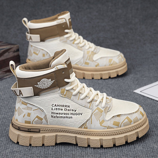 Damen Hochwertige Sneaker mit geometrischem Muster und strapazierfähiger Sohle EB