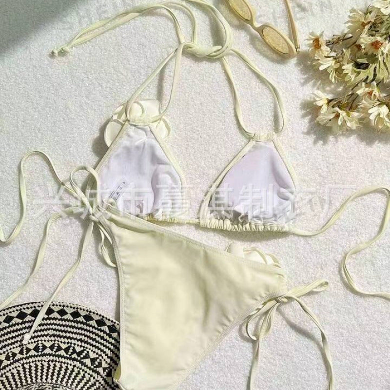 Damen Bikini-Set mit elegantem Blumenmuster EB