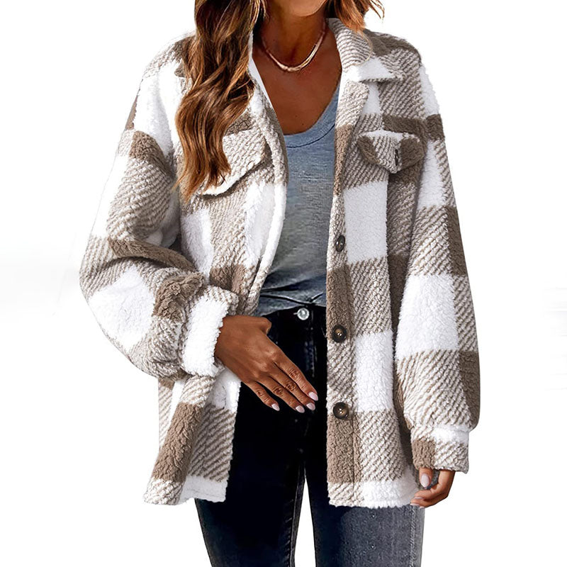 EB | Warmer Karierter Mantel