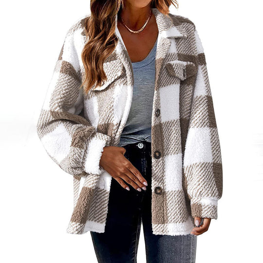 EB | Warmer Karierter Mantel