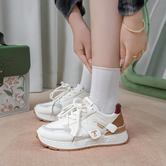 Damen Sportliche Sneakers mit atmungsaktivem Obermaterial und dämpfender Sohle EB