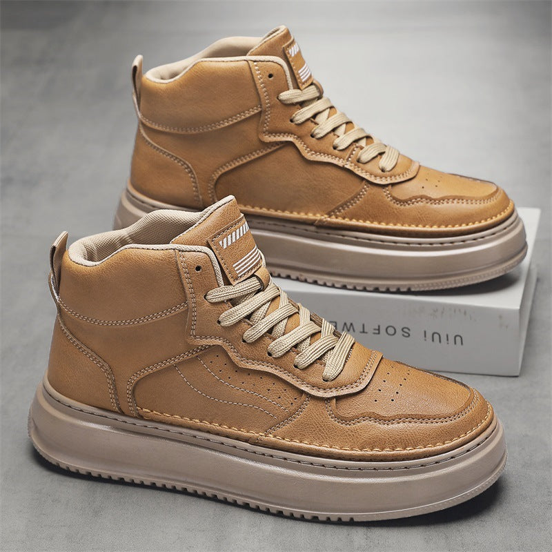 Damen Hohe Sneakers im modernen Retro-Stil mit bequemer Sohle EB