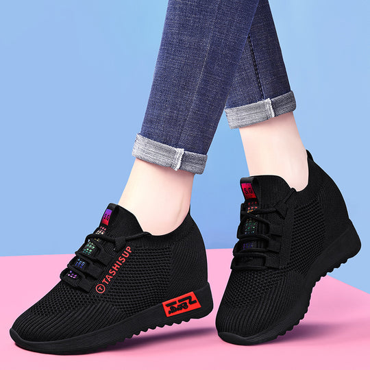 Damen Sportliche und atmungsaktive Sneakers mit ergonomischer Passform EB