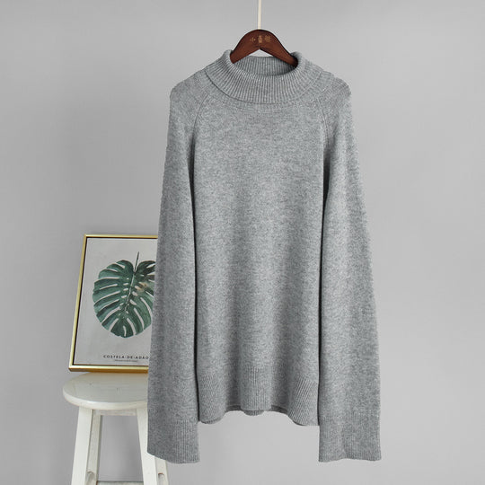 Damen Oversized Rollkragenpullover EB
