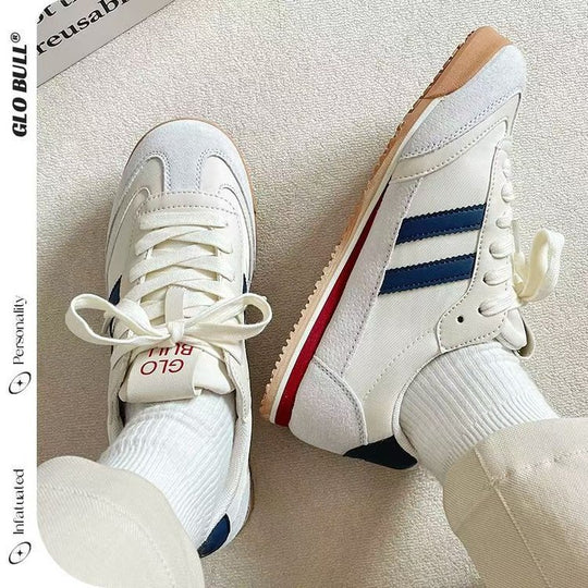 Damen Sportliche Sneakers mit atmungsaktivem Obermaterial und stoßdämpfender Sohle EB